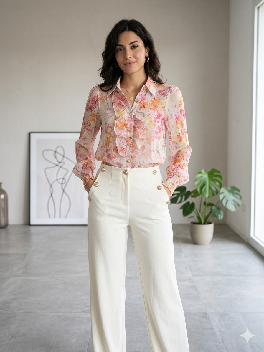 Pantalone bianco