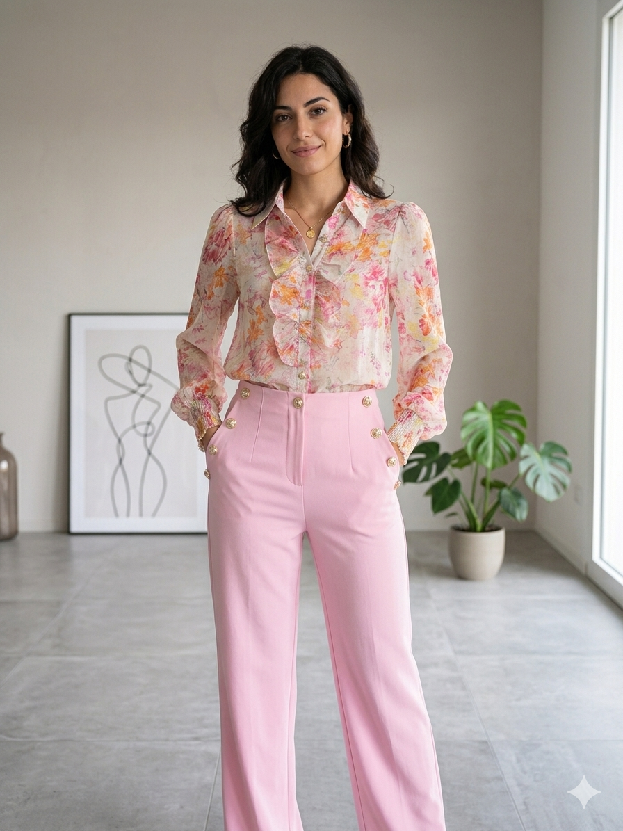 Pantalone rosa