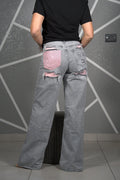 Jeans tasca rosa